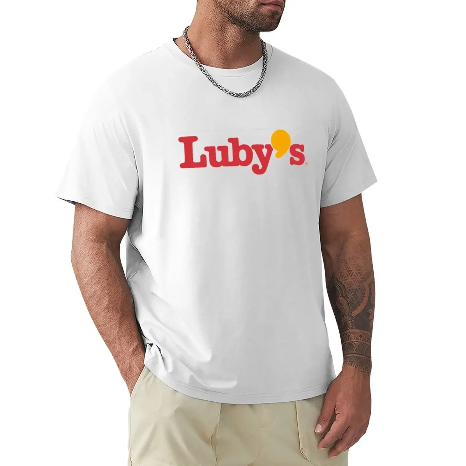 

Футболка Luby's с логотипом, рубашки с графическим рисунком, футболки на заказ, эстетическая одежда, принт с животными для мальчиков, мужские футболки больших и высоких размеров