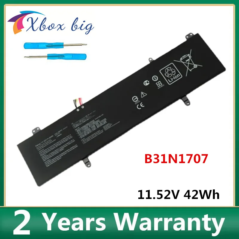 B31N1707 11,52 V 42Wh Аккумулятор для ноутбука ASUS Vivobook X411UA X411UF X411UN X411UQ S14 S410UA S410UN
B31N1707 11,52 V 42Wh Аккумулятор для ноутбука ASUS Vivobook X411UA X411UF X411UN X411UQ S14 S410UA S410UN