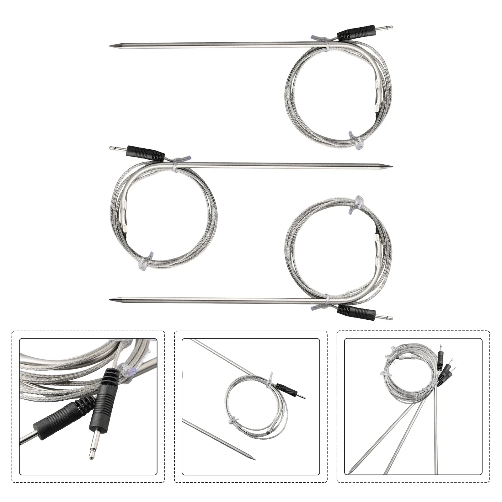 Probe Sensor Sensors Metal Outdoor Replacement Spare 3pcs BBQ Tool For BBQ Thermometer Long Probe Length Brand New
Probe Sensor Sensors Metal Outdoor Replacement Spare 3pcs BBQ Tool For BBQ Thermometer Long Probe Length Brand New