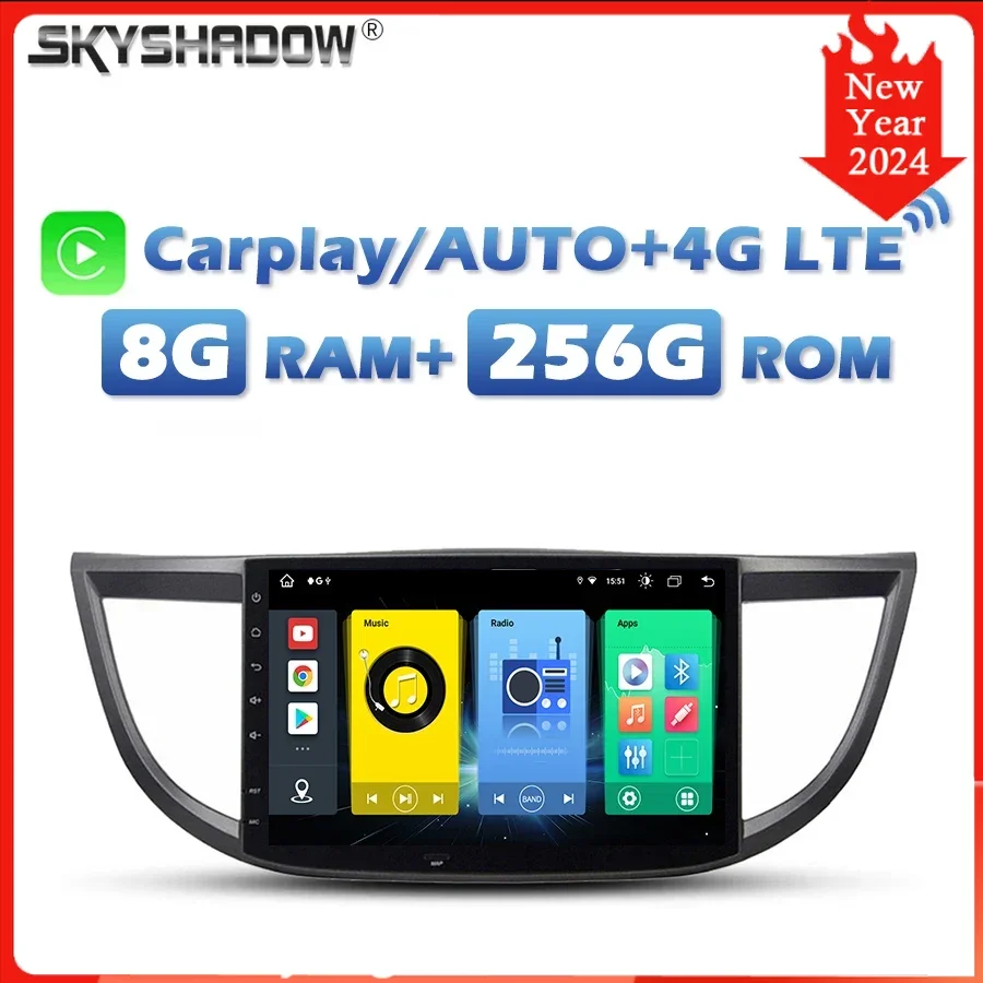 4G SIM Wireless Carplay Auto Android 13.0 8G+256G Car Car DVD Player GPS MAP RDS Radio wifi Bluetooth For Honda CRV 2012-2015
4G SIM Wireless Carplay Auto Android 13.0 8G+256G Car Car DVD Player GPS MAP RDS Radio wifi Bluetooth For Honda CRV 2012-2015