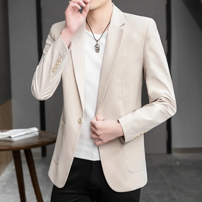 Мужской осенний Новый тренд 2023 года, приталенный крутой Блейзер, молодежные красивые приталенные блейзеры для отдыха
Мужской осенний Новый тренд 2023 года, приталенный крутой Блейзер, молодежные красивые приталенные блейзеры для отдыха