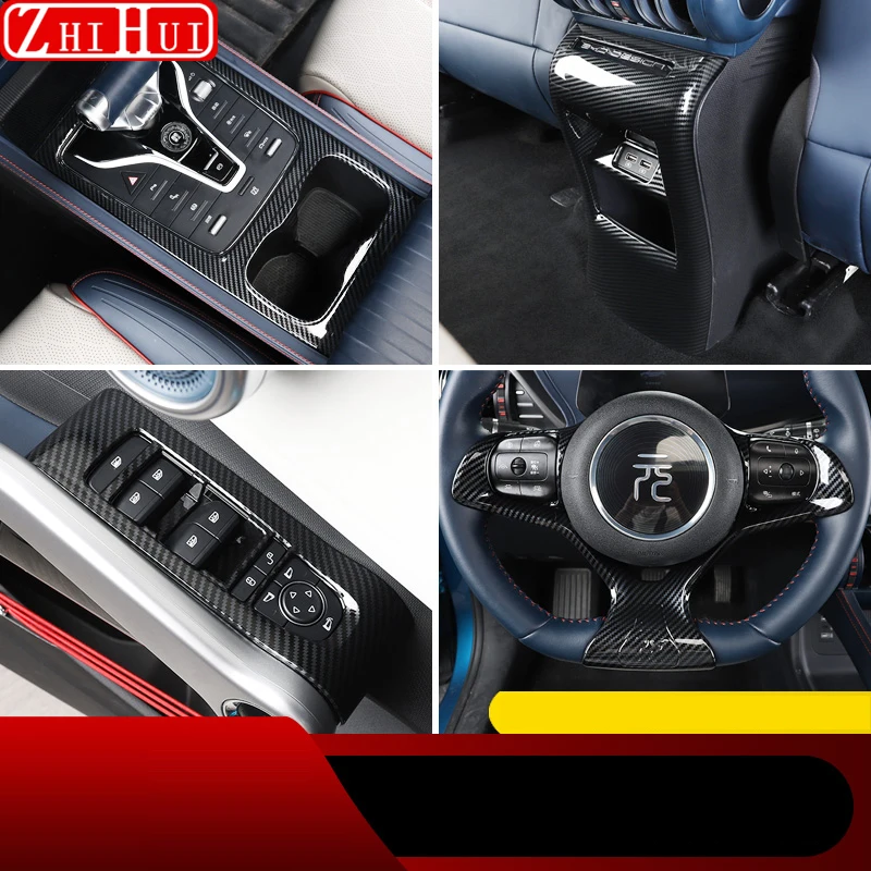 For BYD Atto 3 Yuan Plus 2022 2023 Car Carbon Fiber ABS Interior Mouldings Gear Panel Cover Trim Auto Decorative Accessories
For BYD Atto 3 Yuan Plus 2022 2023 Car Carbon Fiber ABS Interior Mouldings Gear Panel Cover Trim Auto Decorative Accessories