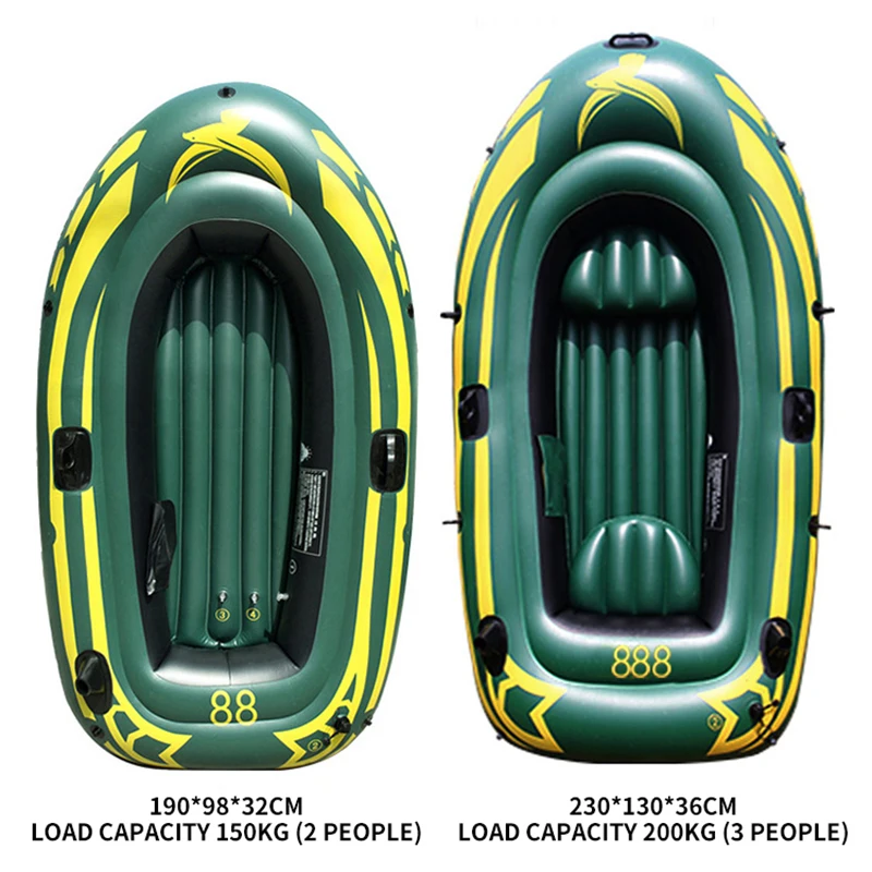 3 person inflatable fishing boat PVC thick wear-resistant rubber kayak canoe rowing air boat drifting surfing diving boat hot
3 person inflatable fishing boat PVC thick wear-resistant rubber kayak canoe rowing air boat drifting surfing diving boat hot
