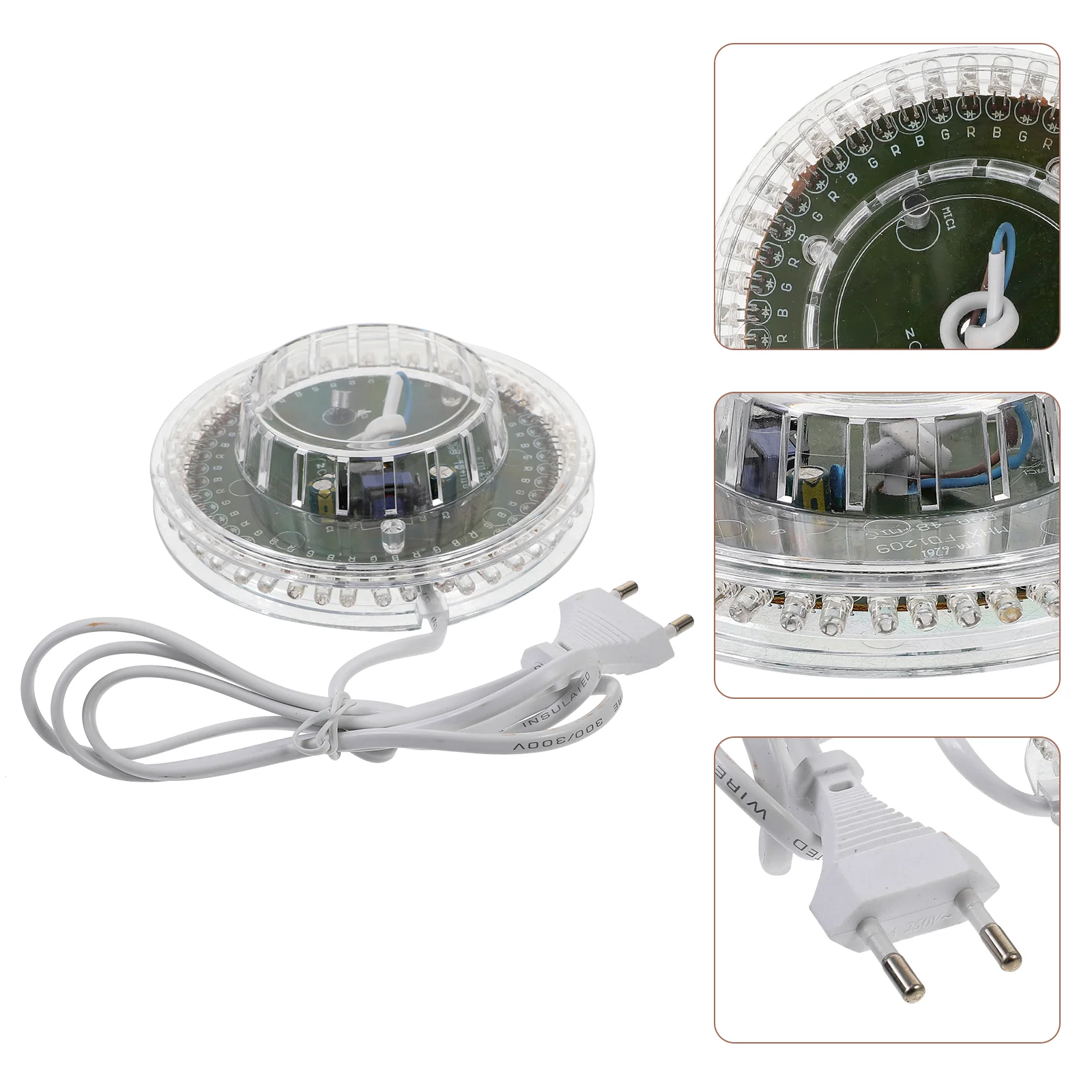 

LED Party Light Sunflower Voice Control Voice-Activated /Auto Rotating 48-LED RGB