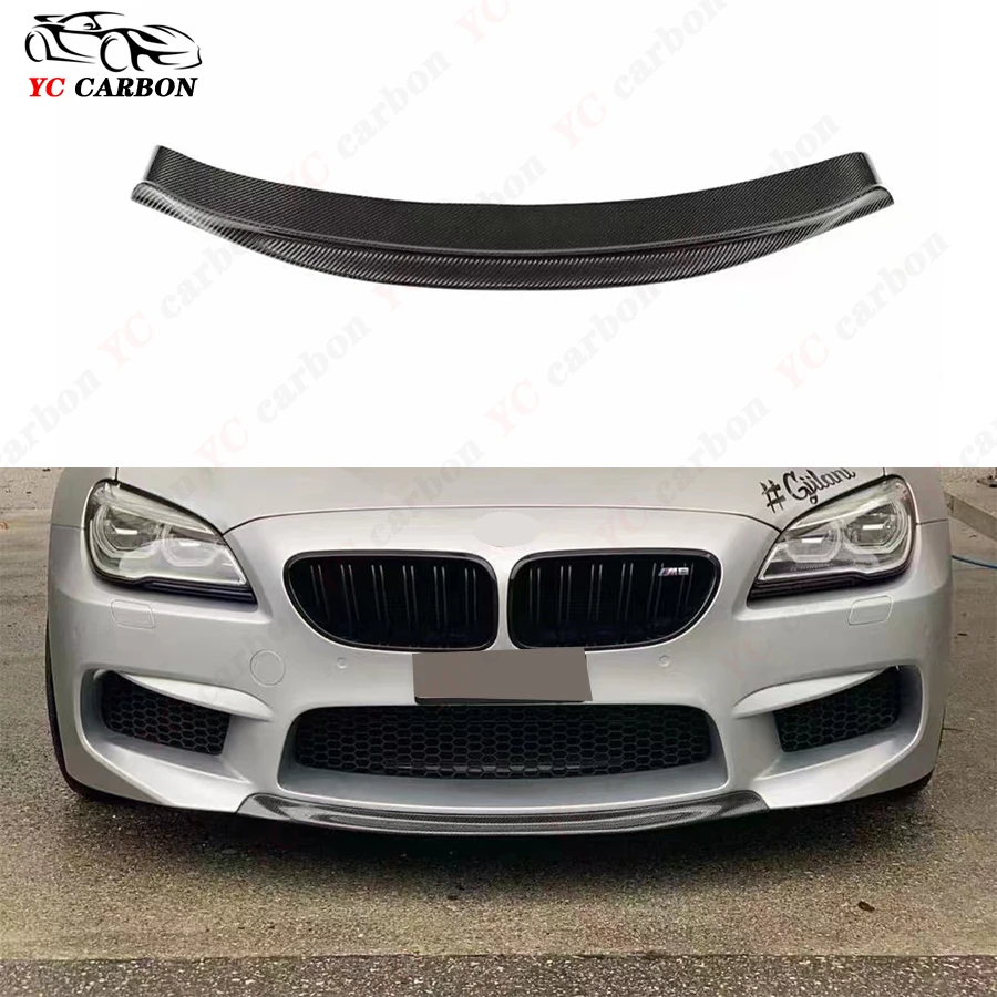 For BMW 6 Series F06 F12 F13 M6 2011-2018 High quality Carbon Fiber Front lip Bumper Lip Spoiler Front Chin Spoiler Car Styling
For BMW 6 Series F06 F12 F13 M6 2011-2018 High quality Carbon Fiber Front lip Bumper Lip Spoiler Front Chin Spoiler Car Styling