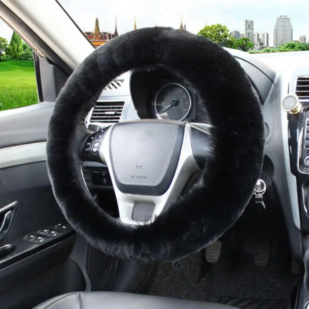 38cm Soft Fluffy Warm Steering Wheel Cover Long Microfiber Plush Steering Wheel Cover Car Decoration Faux Fur Protector Cover
38cm Soft Fluffy Warm Steering Wheel Cover Long Microfiber Plush Steering Wheel Cover Car Decoration Faux Fur Protector Cover