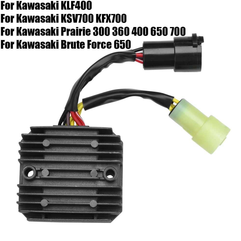 

For Kawasaki Prairie 300 360 400 650 700 KVF300 KVF360 KVF400 KVF400D KVF650 KVF700 Voltage Regulator Rectifier