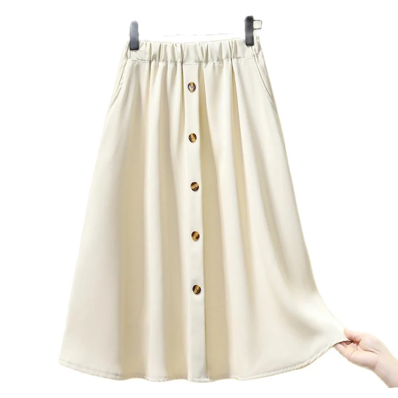 Black Midi Elegant High-Waisted Women'S Summer Skirts Korean Style Skirt Fashion 2023 Harajuku Clothes Kawaii
Black Midi Elegant High-Waisted Women'S Summer Skirts Korean Style Skirt Fashion 2023 Harajuku Clothes Kawaii