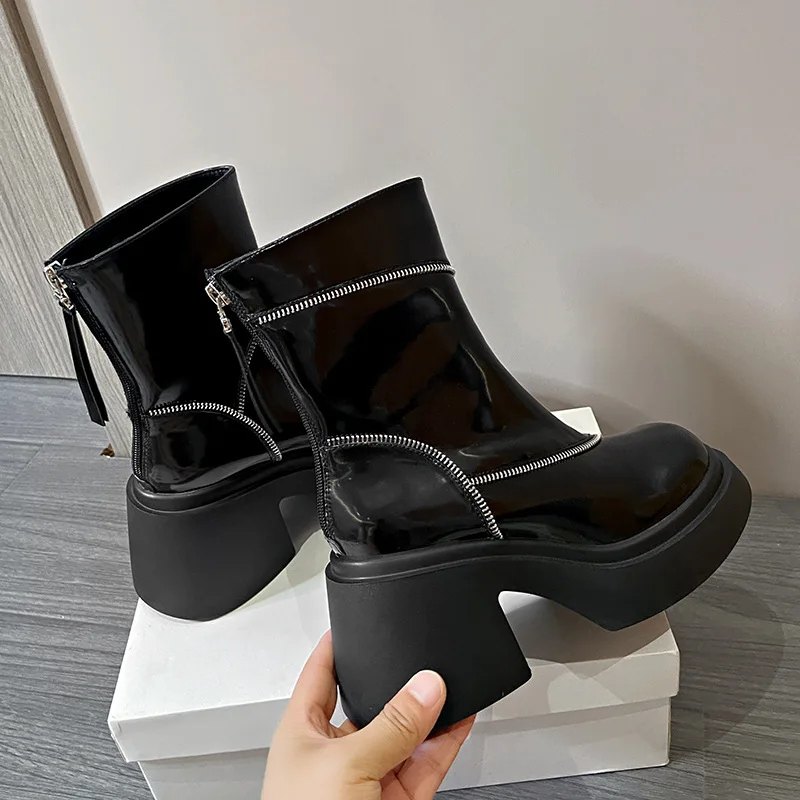 Women Chelsea Boots Ankle High Heels Platform Shoes 2023 Winter Chunky Sexy Pumps Designer New Brand Goth Motorcycle Snow Botas
Women Chelsea Boots Ankle High Heels Platform Shoes 2023 Winter Chunky Sexy Pumps Designer New Brand Goth Motorcycle Snow Botas