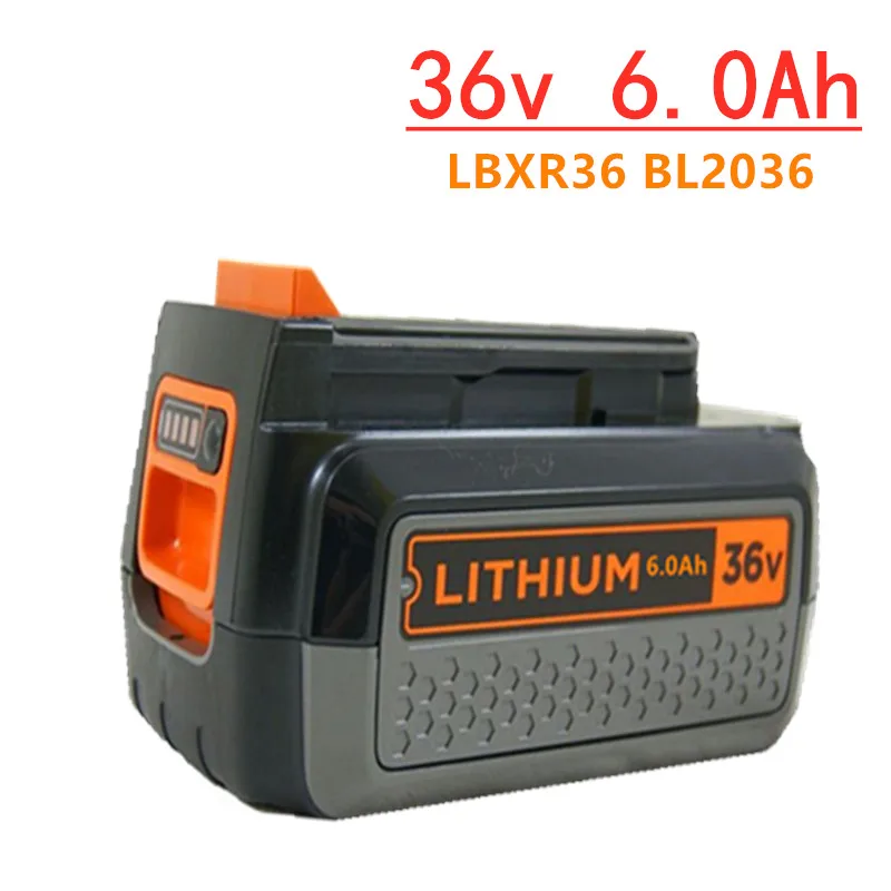 For Black Decker 36v/40V600 0mAh Li-Ion Rechargeable Electric Tool Battery LBXR36 BL2036 LBX2040 LST136 LST420 Garden Tools
For Black Decker 36v/40V600 0mAh Li-Ion Rechargeable Electric Tool Battery LBXR36 BL2036 LBX2040 LST136 LST420 Garden Tools