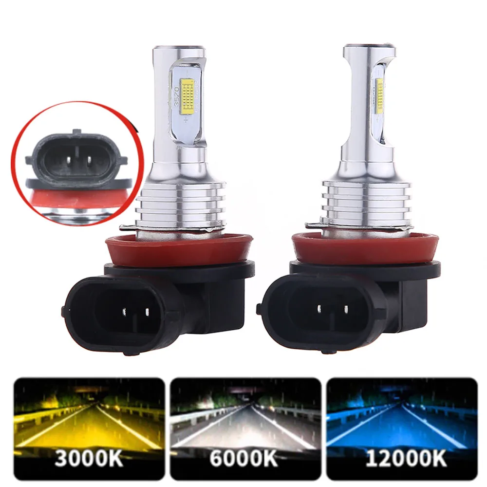 2Pcs New H8 H11 LED CSP Bulb H16 JP 9005 HB3 9006 HB4 Lamp Super Bright Car Fog Lights Day Driving Running Light 12V 6000K White
2Pcs New H8 H11 LED CSP Bulb H16 JP 9005 HB3 9006 HB4 Lamp Super Bright Car Fog Lights Day Driving Running Light 12V 6000K White