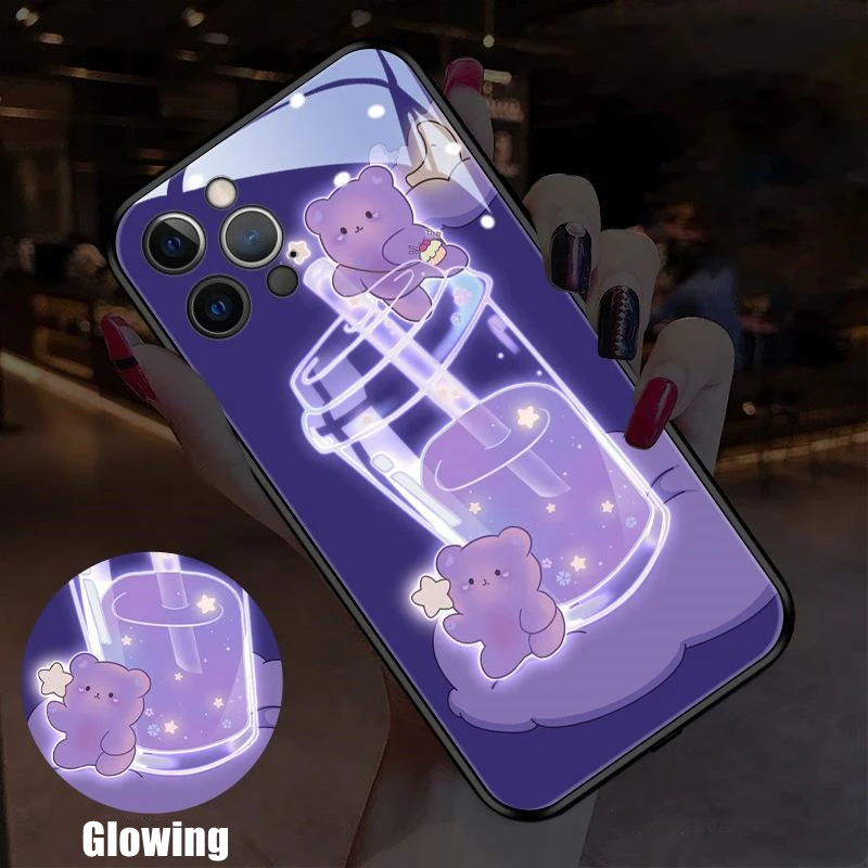 Cute LED Light Glowing Luminous Phone Case for iPhone 15 11 12 13 14 Pro Max Plus Samsung S24 S22 S23 Note 10 Note 20 Plus Ultra
Cute LED Light Glowing Luminous Phone Case for iPhone 15 11 12 13 14 Pro Max Plus Samsung S24 S22 S23 Note 10 Note 20 Plus Ultra