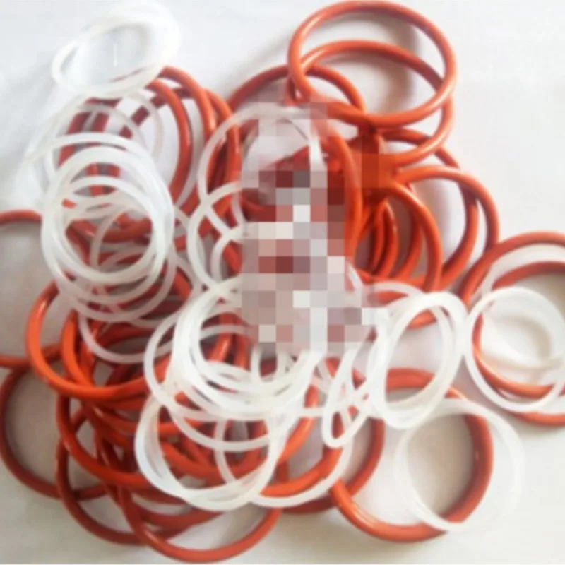 

100pcs outer diameter 55/56/57/58/59/60/62/63x1.9mm silicone O-ring high temperature resistant non-toxic sealing ring
