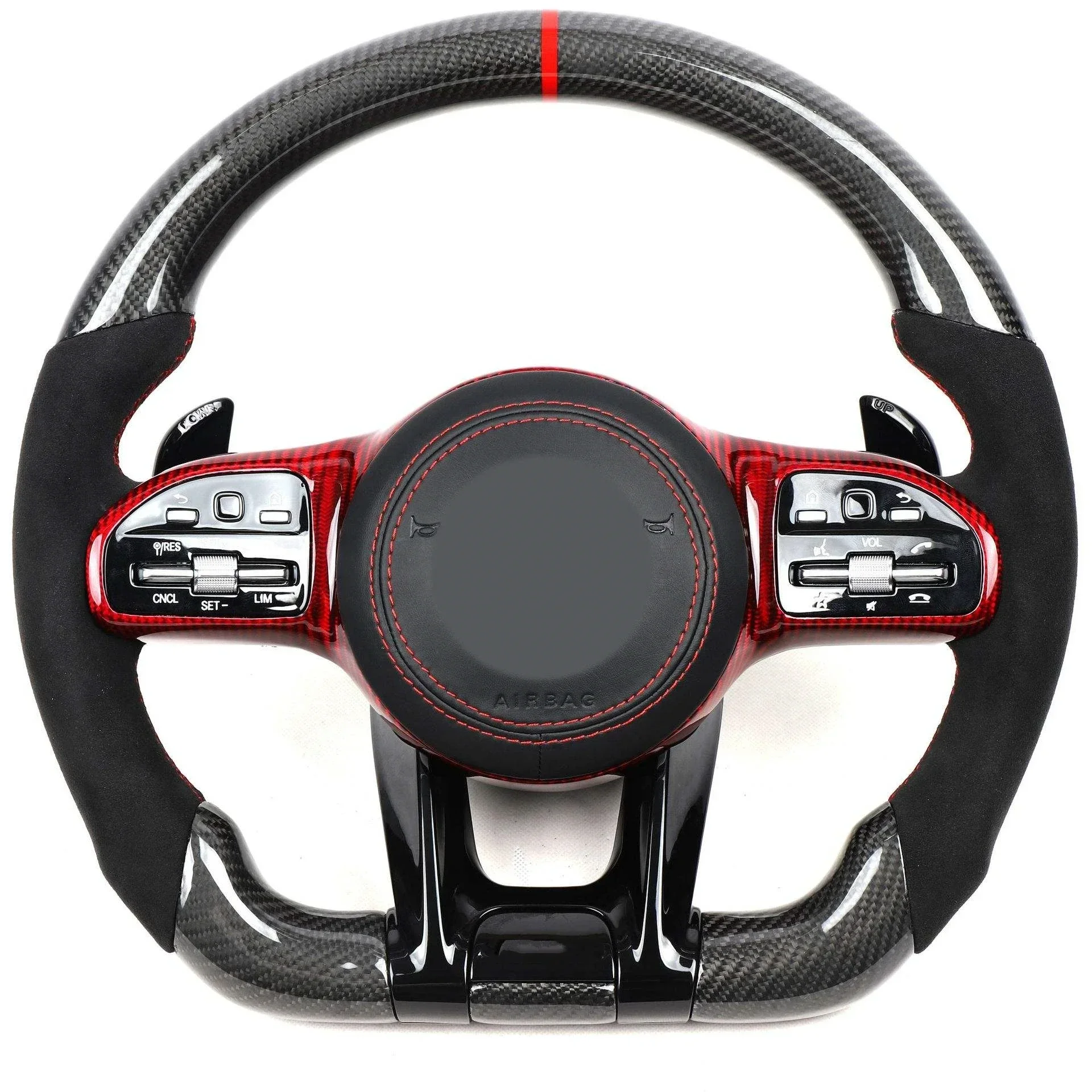 For C-Class C200 C260 C300 C180 C43 C63 Carbon Fiber Custom Car Steering Wheel
For C-Class C200 C260 C300 C180 C43 C63 Carbon Fiber Custom Car Steering Wheel