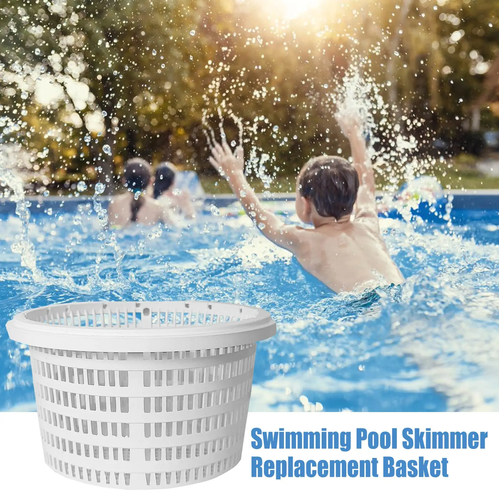 Outside Pool Filter Basket Replacement Durable Pool Skimmer Baskets Round Strainer Basket Skim Remove Leaves Bugs and Debris
Outside Pool Filter Basket Replacement Durable Pool Skimmer Baskets Round Strainer Basket Skim Remove Leaves Bugs and Debris