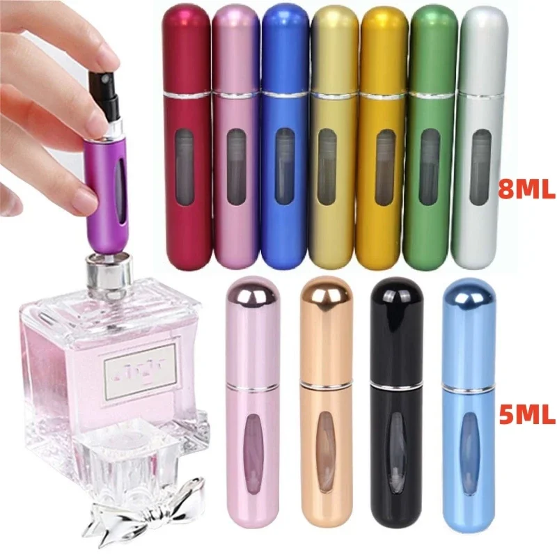 

Refillable Mini Perfume Bottle Portable Cosmetic Bottle Spray Bottle Atomizer Spray Container Travel Refillable Bottles 5ml /8ml