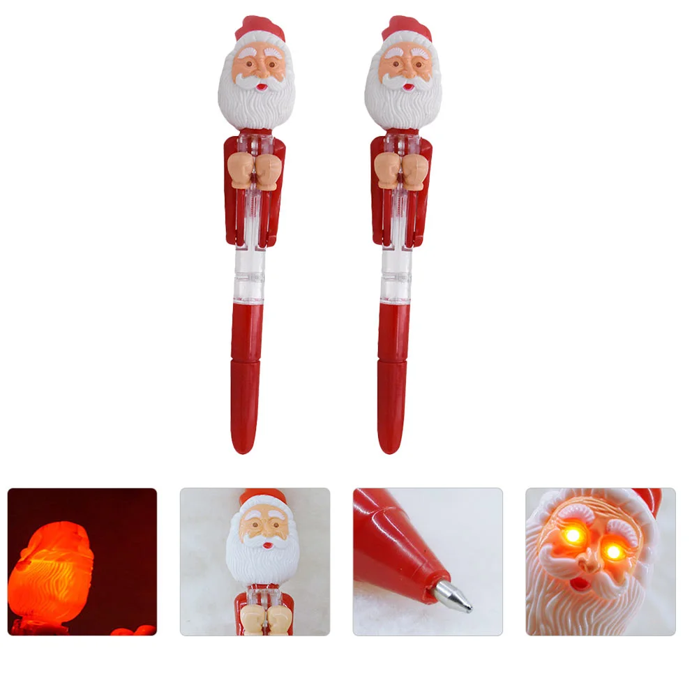 2 Pcs Prize Old Man Boxing Pen Student Flash Toys Santa Claus Plastic Students Ballpoint Pens
2 Pcs Prize Old Man Boxing Pen Student Flash Toys Santa Claus Plastic Students Ballpoint Pens