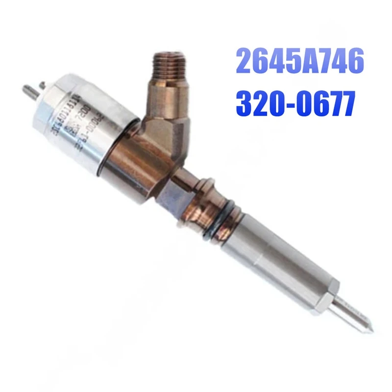 320-0677 Excavator Diesel Fuel Injector 2645A746 For Caterpillar CAT C6.6 Engine E320D E323D 420E Common Rail Injector
320-0677 Excavator Diesel Fuel Injector 2645A746 For Caterpillar CAT C6.6 Engine E320D E323D 420E Common Rail Injector