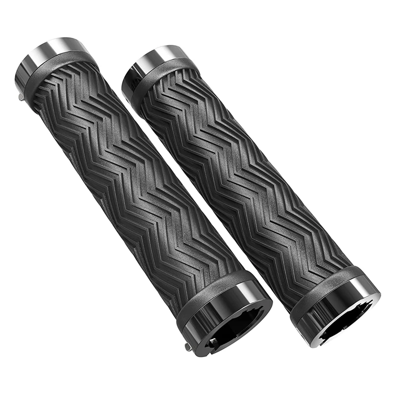 Ручки для горного велосипеда с нескользящим захватом, двойное фиксирующее кольцо для горных и BMX велосипедных рулей 
Ручки для горного велосипеда с нескользящим захватом, двойное фиксирующее кольцо для горных и BMX велосипедных рулей