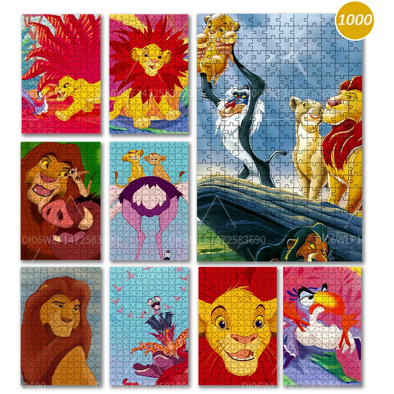 Деревянные игрушки из мультфильма «Король Лев» Disney, 1000 шт., повседневные игры для взрослых, коллекционные подарки ручной работы
Деревянные игрушки из мультфильма «Король Лев» Disney, 1000 шт., повседневные игры для взрослых, коллекционные подарки ручной работы