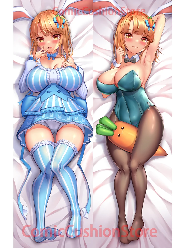 

Dakimakura anime huge breasts bunny girl Double-sided Print Life-size body pillows cover Adult pillowcase