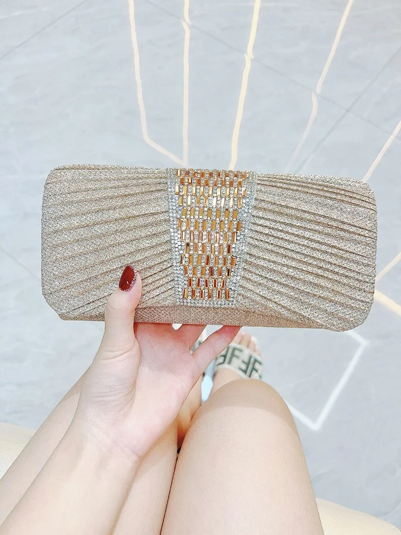 Luxury Design Clutch Women's Evening Bag Ladies Day Envelope Handbag Daily Clutch Wedding Party Bling Gold Chain Crossbody Bag Luxury Design Clutch Women's Evening Bag Ladies Day Envelope Handbag Daily Clutch Wedding Party Bling Gold Chain Crossbody Bag