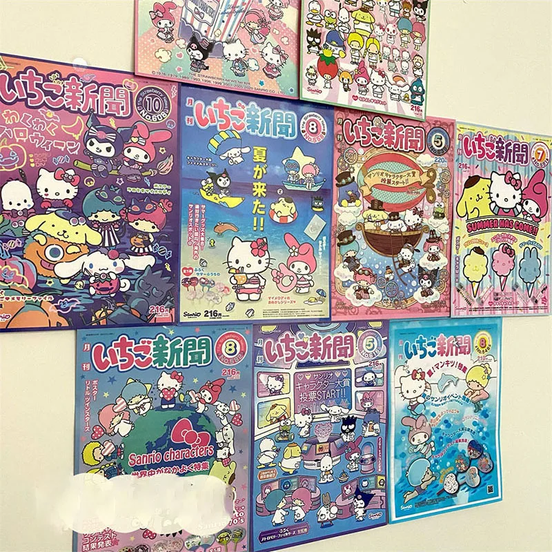 9 шт. милый аниме постер Sanrios Kitty Kuromi My Melody Cinnamoroll наклейки на стену для спальни плоские Декоративные наклейки для подарка
9 шт. милый аниме постер Sanrios Kitty Kuromi My Melody Cinnamoroll наклейки на стену для спальни плоские Декоративные наклейки для подарка