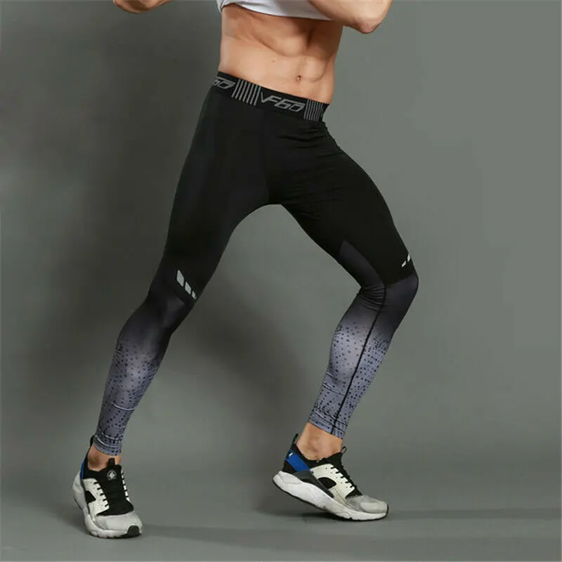 Tights Running Man Fitness Compression Men's Leggings Jogging Quick-drying Rashguard Elastic Print Sport Men Gym Clothes Workout
Tights Running Man Fitness Compression Men's Leggings Jogging Quick-drying Rashguard Elastic Print Sport Men Gym Clothes Workout