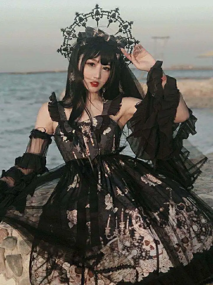 Japanese Victorian Gothic Lolita Dress Women Dark Cosplay Costume Vintage Girl Sweet Lace Princess Holiday Party Dresses
Japanese Victorian Gothic Lolita Dress Women Dark Cosplay Costume Vintage Girl Sweet Lace Princess Holiday Party Dresses