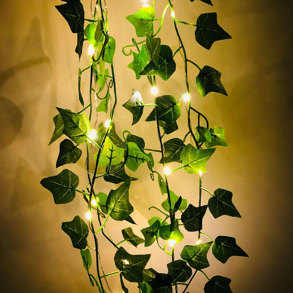 2M 20LED Leaves Ivy Leaf Garland Fairy String Lights Party Garden Decor Lamp For Party Wedding Garden Home Decorations
2M 20LED Leaves Ivy Leaf Garland Fairy String Lights Party Garden Decor Lamp For Party Wedding Garden Home Decorations