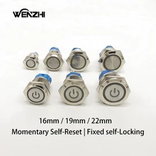 Metal Push Button Start Stop Power On/Off 5/12/220V Led Backlit Connected Switch Without Fixation Controller Momentary Latching
Metal Push Button Start Stop Power On/Off 5/12/220V Led Backlit Connected Switch Without Fixation Controller Momentary Latching