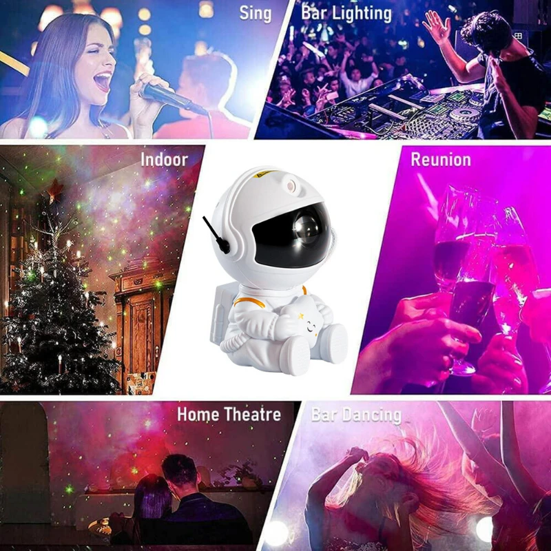Exquisite Star Astronaut Projector Light Galaxy Star Projector LED Night Light Bedroom Home Decoration Children's Couple Gift
Exquisite Star Astronaut Projector Light Galaxy Star Projector LED Night Light Bedroom Home Decoration Children's Couple Gift