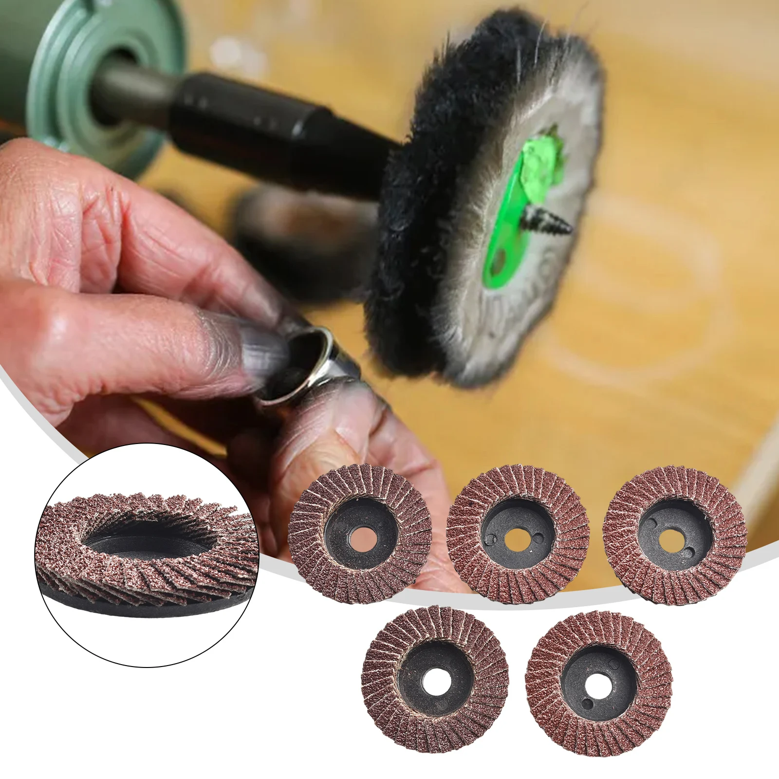 5pcs Grinding Wheel 80# Grit 10mm Hole Diameter 2 Inch Diameter Zirconium Oxide Wood Metal Plastic Blade Angle Grinder Accessory
5pcs Grinding Wheel 80# Grit 10mm Hole Diameter 2 Inch Diameter Zirconium Oxide Wood Metal Plastic Blade Angle Grinder Accessory