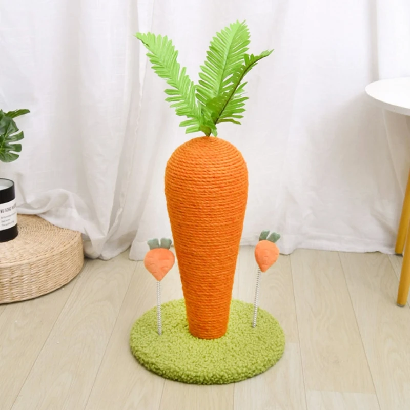 Carrot for Cat Scratcher Kitten Scratching Post Save Furniture with Sisal Tree Drop shipping
Carrot for Cat Scratcher Kitten Scratching Post Save Furniture with Sisal Tree Drop shipping