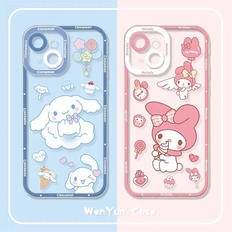 Cinnamoroll Kawaii Anime Transparent Phone Case Cute Cartoon My Melody iPhone14 13 Promax Xsmax Shell Doll Toys Girls Gifts
Cinnamoroll Kawaii Anime Transparent Phone Case Cute Cartoon My Melody iPhone14 13 Promax Xsmax Shell Doll Toys Girls Gifts