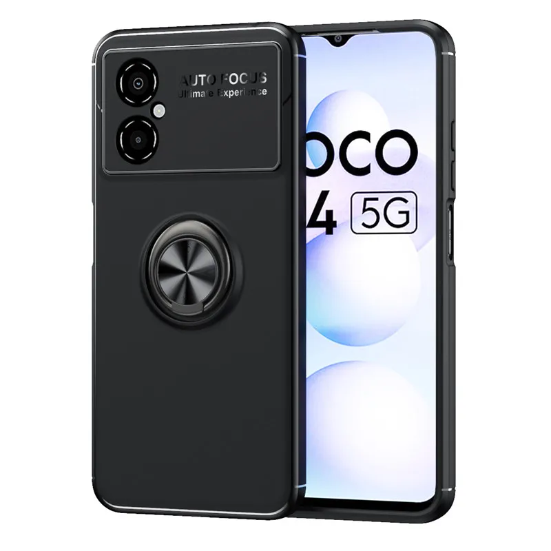 For POCO M4 5G Case POCO M4 5G Cover Silicone Metal Ring Stand Shockproof Bumper For POCO X3 X4 M4 Pro F3 X3 X4 GT Fundas
For POCO M4 5G Case POCO M4 5G Cover Silicone Metal Ring Stand Shockproof Bumper For POCO X3 X4 M4 Pro F3 X3 X4 GT Fundas