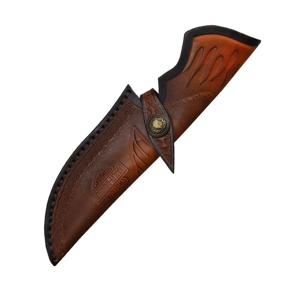 

Нож с фиксированным лезвием 25,5 см, кобуры, оптовая продажа, нож для охоты из воловьей кожи, кожаный нож для переноски