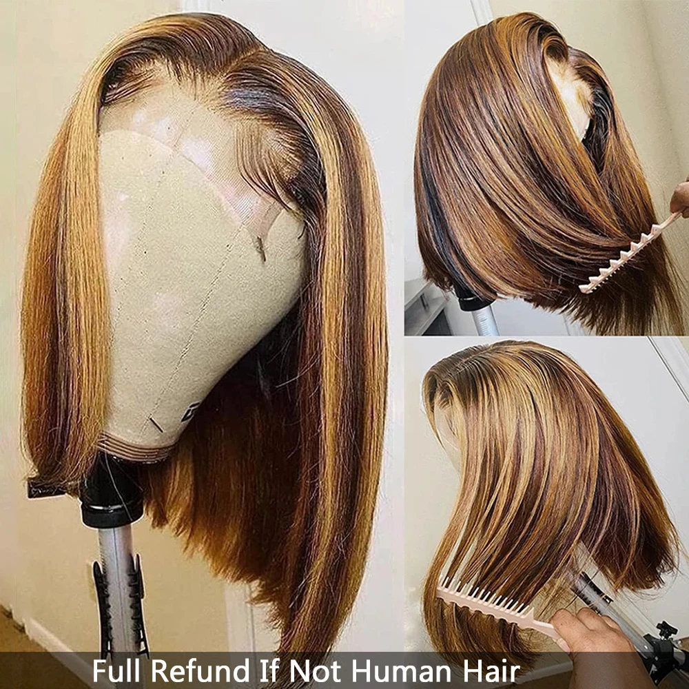 Glueless Wigs Straight Bob Wig Lace Front Wigs highlight Blonde Hd Lace Wig 13X6 Closure Wig Bobs Human Hair Lace Frontal Wig
Glueless Wigs Straight Bob Wig Lace Front Wigs highlight Blonde Hd Lace Wig 13X6 Closure Wig Bobs Human Hair Lace Frontal Wig