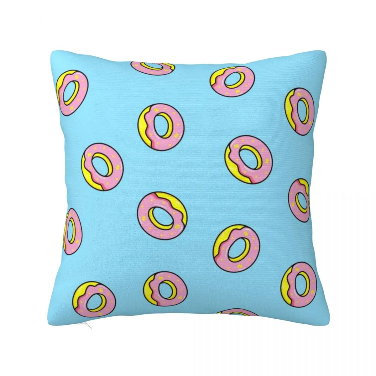 

Donuts Blue Throw Pillow Pillowcases Bed Cushions Room decorating items Sitting Cushion Luxury Sofa Cushions