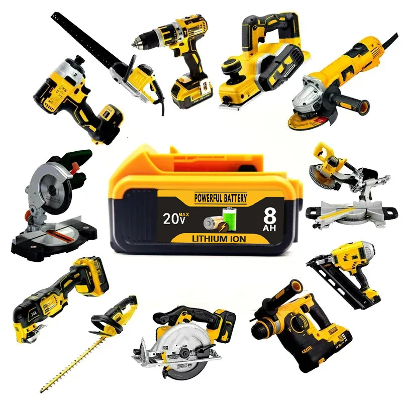 Original 18 Volt MAX Power Tools 18650 Lithium Batteries 20V For Dewalt 8000mAh DCB200 Replaceable Li-ion Battery Compatible
Original 18 Volt MAX Power Tools 18650 Lithium Batteries 20V For Dewalt 8000mAh DCB200 Replaceable Li-ion Battery Compatible