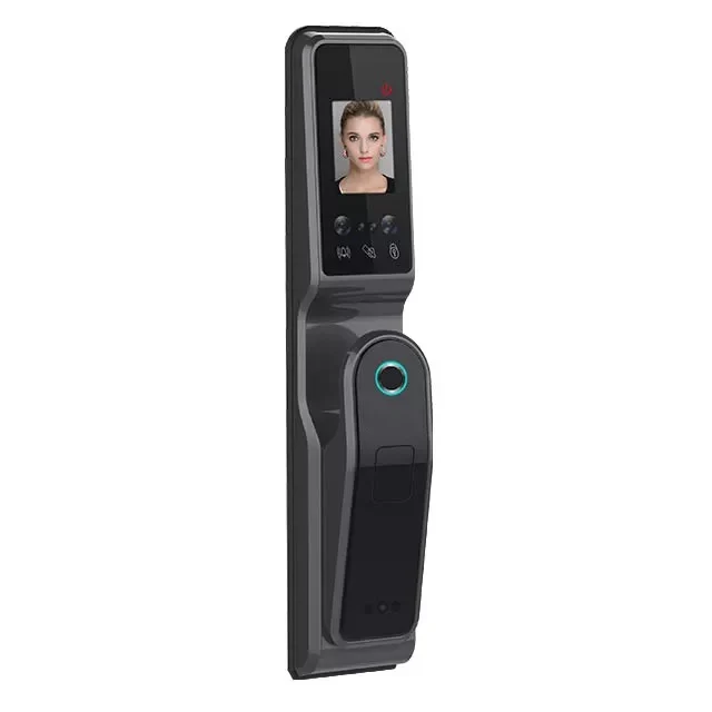 Hot Sale Face Recognition Wifi App Fingerprint Key Card Password Smart Camera Door Lock
Hot Sale Face Recognition Wifi App Fingerprint Key Card Password Smart Camera Door Lock