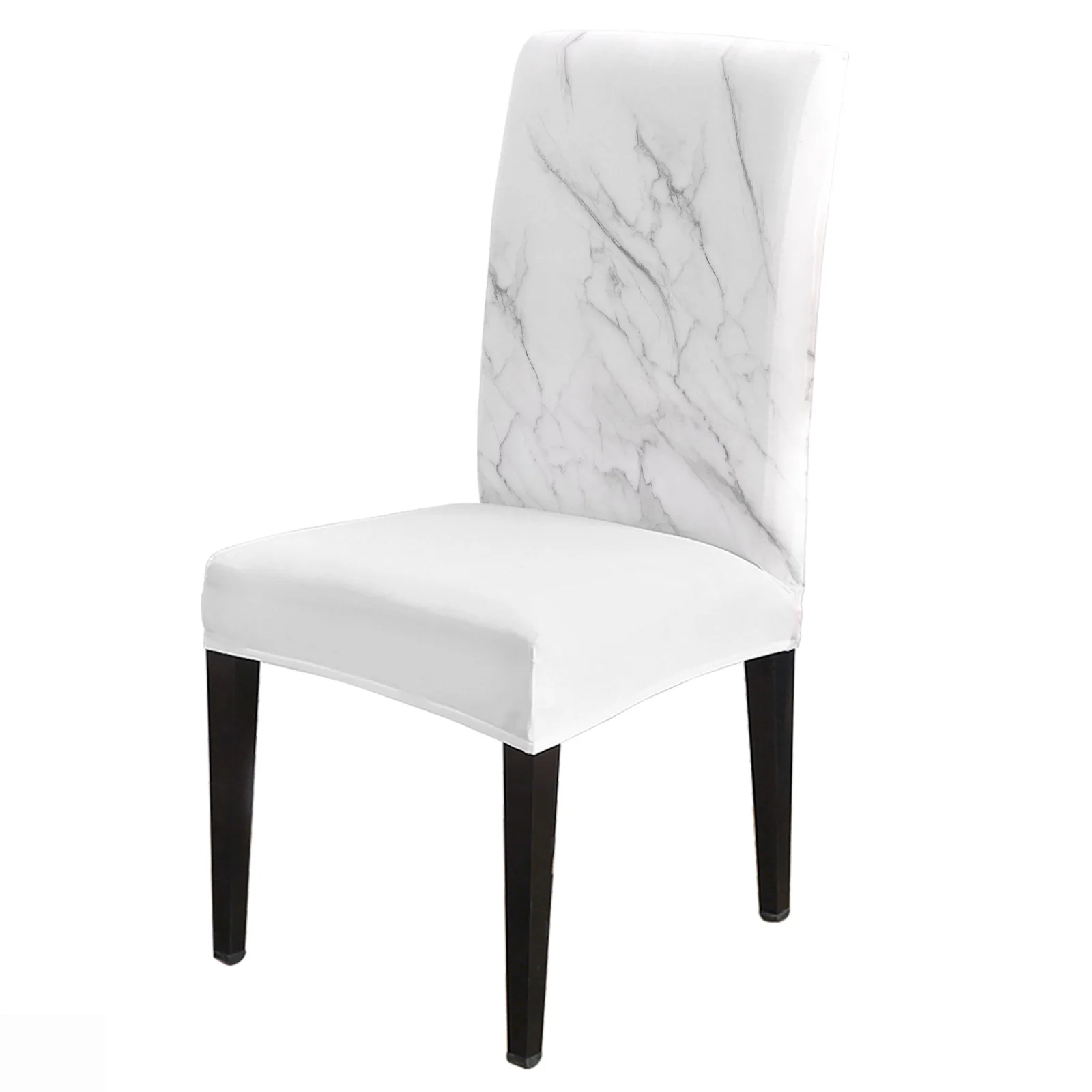 

Marble Agate Dining Chair Cover 4/6/8PCS Spandex Elastic Chair Slipcover Case for Wedding Hotel Banquet Dining Room