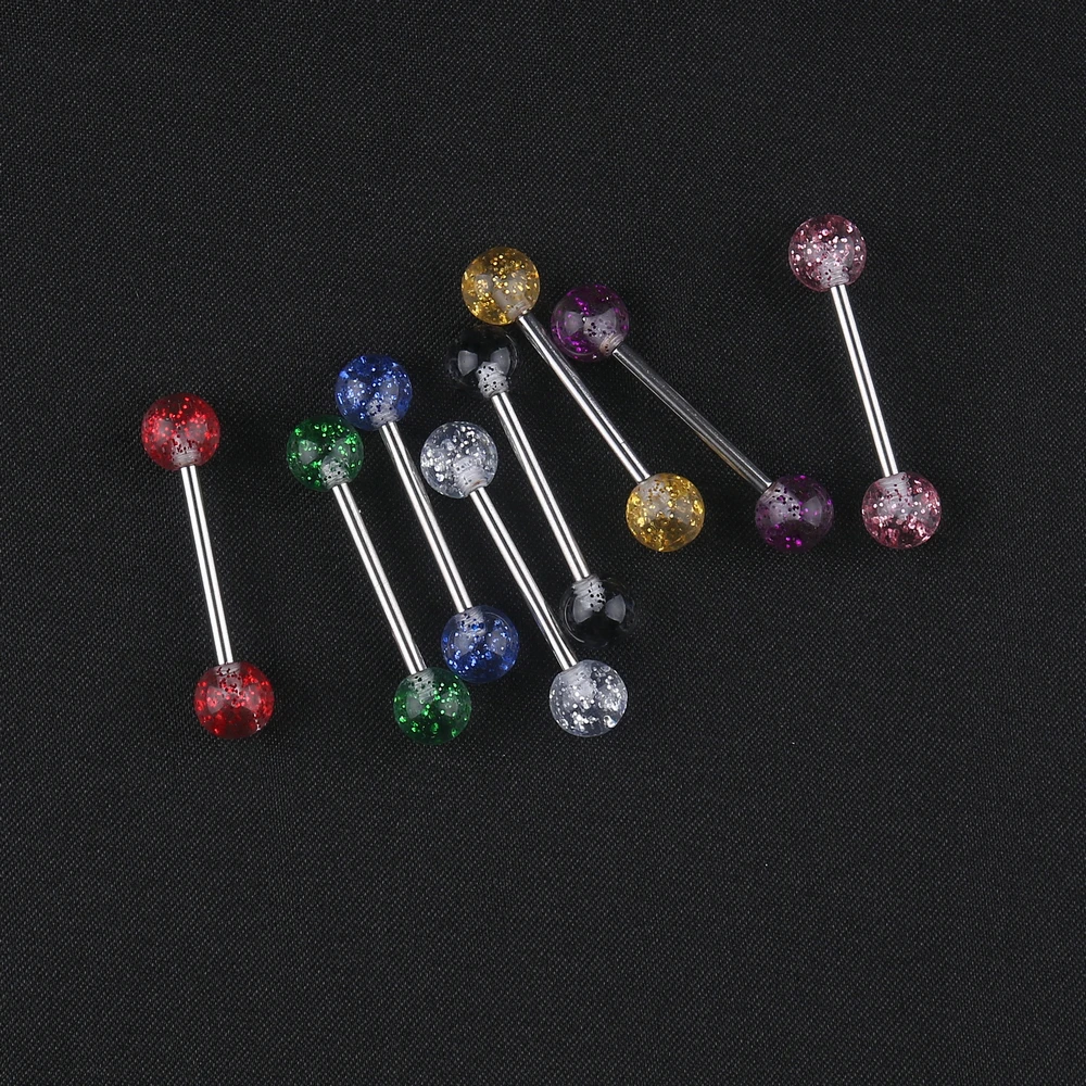 10Pcs 14G Acrylic Tongue Rings Tongue Piercing Mix Color Nipple Ring Straight Barbells Stainless Steel Body Piercing Jewelry
10Pcs 14G Acrylic Tongue Rings Tongue Piercing Mix Color Nipple Ring Straight Barbells Stainless Steel Body Piercing Jewelry