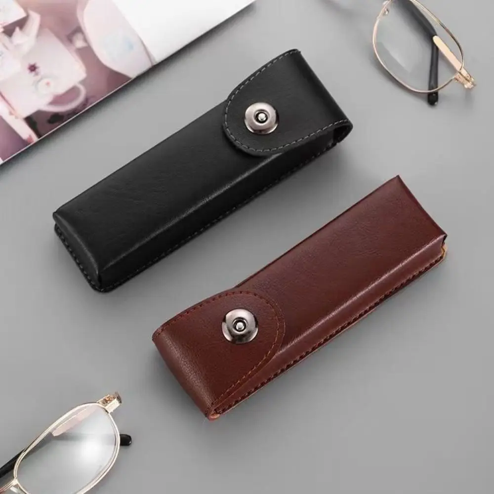 

Fashion Leather Unisex Soft Glasses Case Belt Wearable Glasses Storage Box Carrying Cases