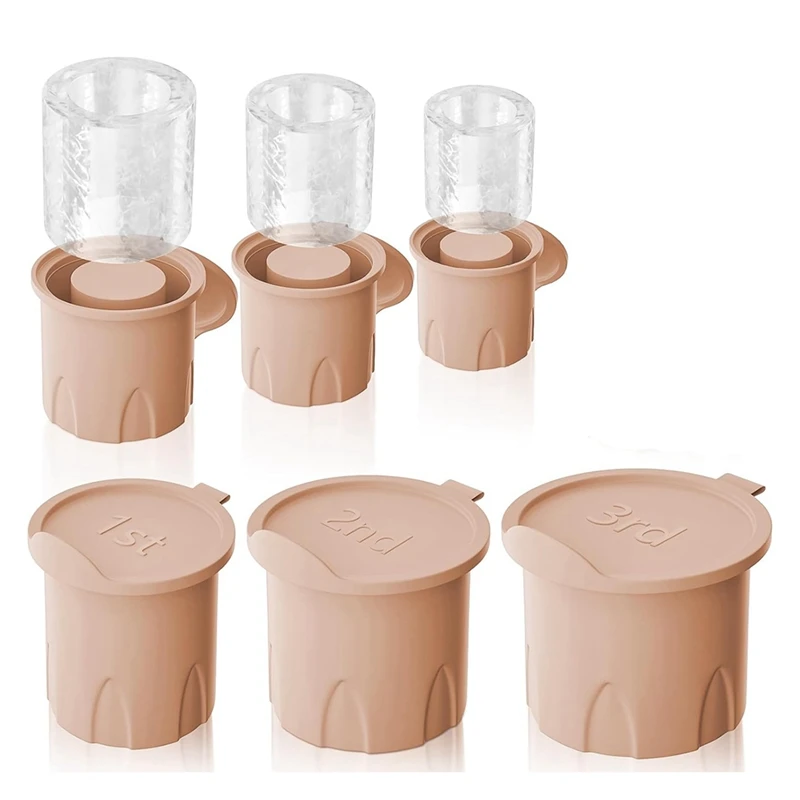 Ice Mold, Ice-Cube Tray For Tumbler/Stanley Cup, 3 Pcs Silicone Hollow Ice Mold With Lid, Ice Mold For Stanley Cup 
Ice Mold, Ice-Cube Tray For Tumbler/Stanley Cup, 3 Pcs Silicone Hollow Ice Mold With Lid, Ice Mold For Stanley Cup