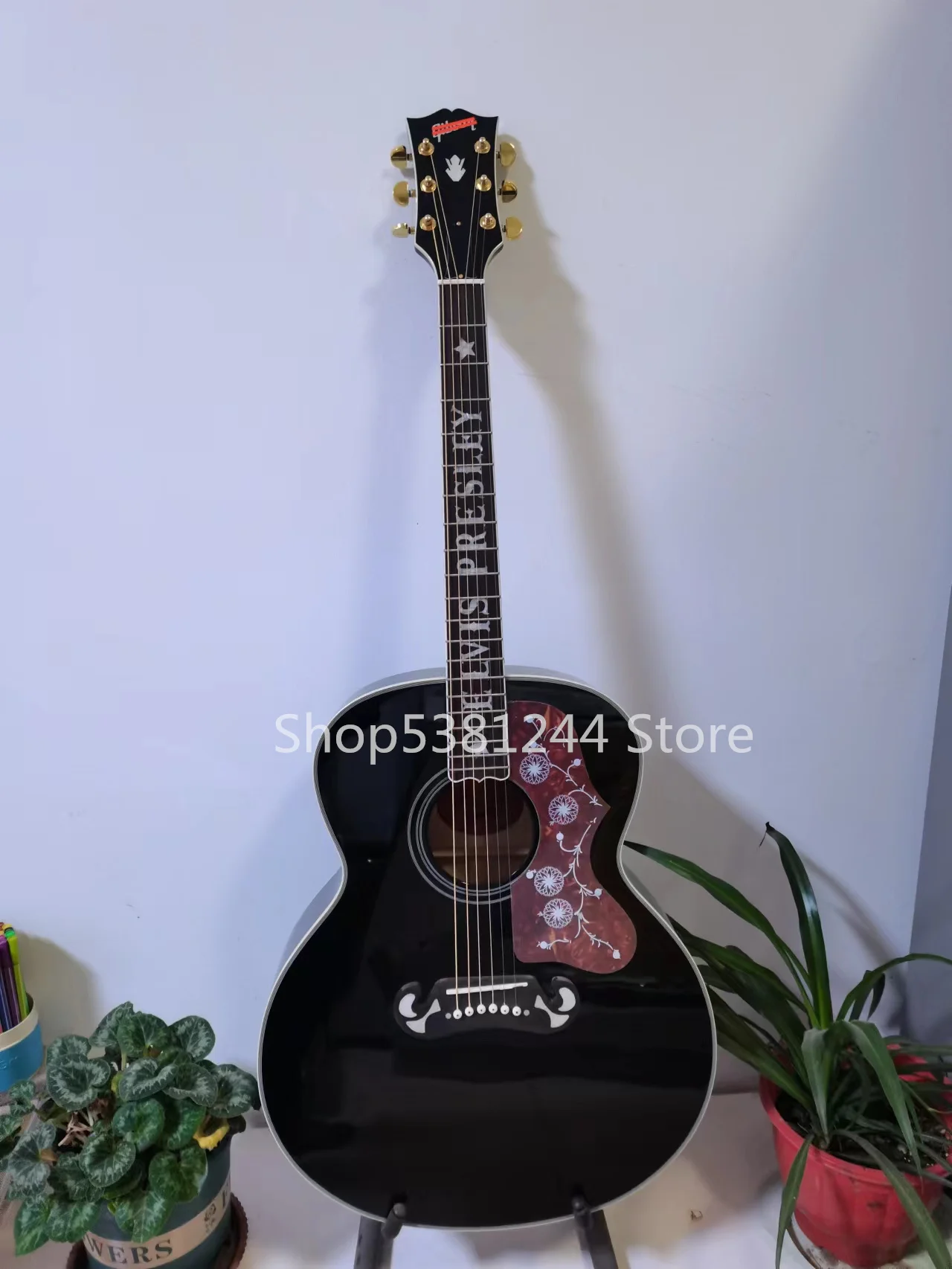 

Custom made by China Guitar Factory, 43-inch, new j200 original acoustic electric guitar Sunburst stock guitar,