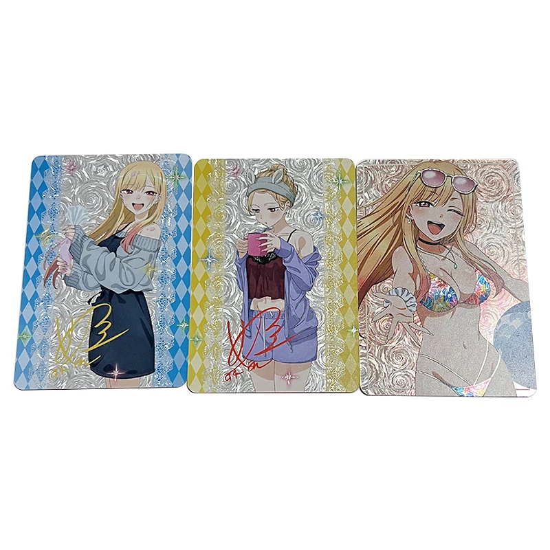 3Pcs/set Self Made Kitagawa Marin Color Flash Card signature card Swimsuit Beautiful Girl Anime Collection Card Gift Toy
3Pcs/set Self Made Kitagawa Marin Color Flash Card signature card Swimsuit Beautiful Girl Anime Collection Card Gift Toy