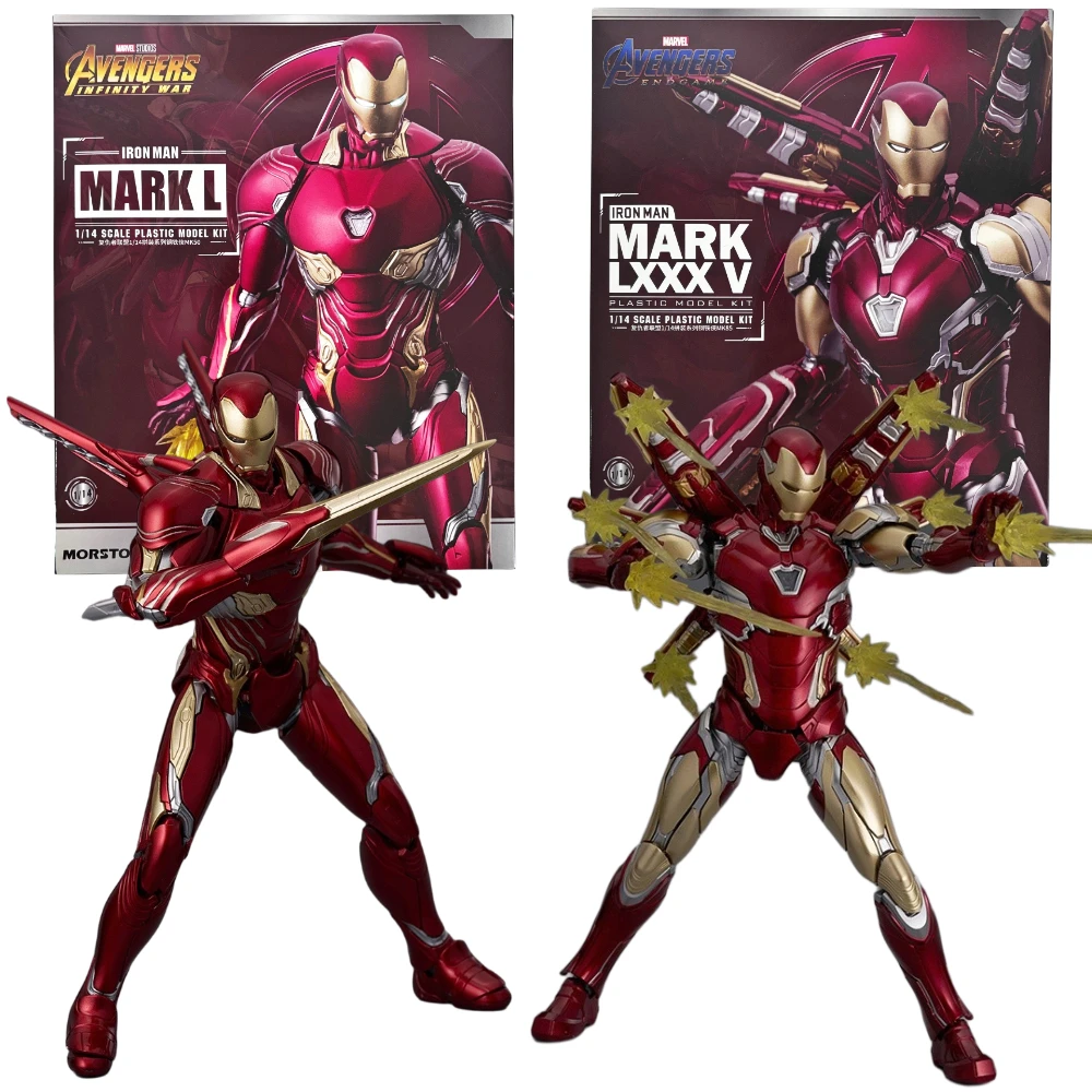 

Morstorm Iron Man Mk85 Mk50 Marvel Avenger Infinity War Tony 1/14 Action Figure Assembled Model Gift Toy