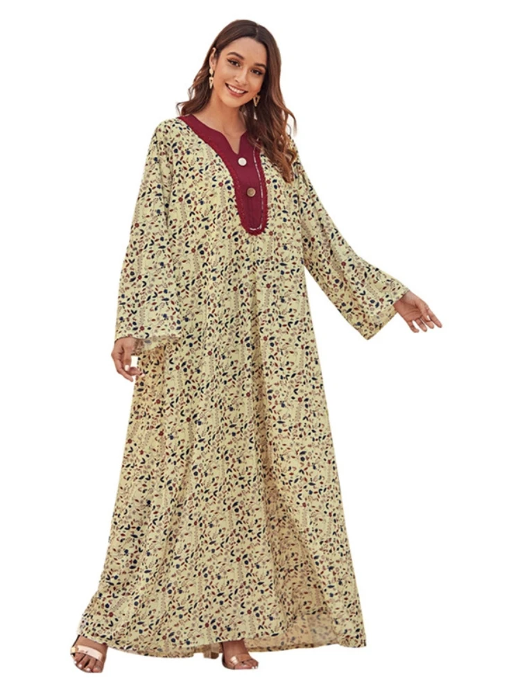 Ramadan Morocco Party Dress Women Abaya Turkey Dubai Muslim Dress Kaftans Floral Evening Long Dresses Robe Eid Vestidos Abayas
Ramadan Morocco Party Dress Women Abaya Turkey Dubai Muslim Dress Kaftans Floral Evening Long Dresses Robe Eid Vestidos Abayas
