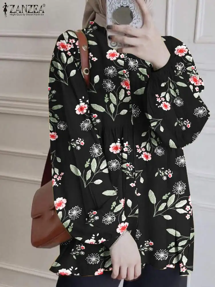 ZANZEA Woman Vintage Florla Printed Muslim Tops Autumn Long Sleeve O Neck Blouse Fashion Turkey Hijab Shirt Eid Mubarek Blusas
ZANZEA Woman Vintage Florla Printed Muslim Tops Autumn Long Sleeve O Neck Blouse Fashion Turkey Hijab Shirt Eid Mubarek Blusas